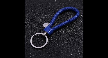 New Age Devi - "Donkerblauwe \ Leren \ Sleutelhanger"