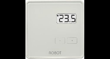 Robot vloerverwarming - Thermostaat - Easy FLEX HC  -  RF LCD  schem-  Wit - AAA batterij