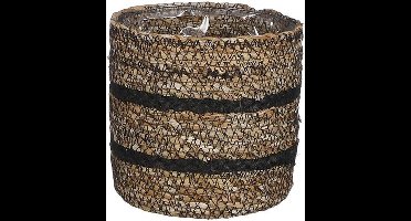 MICA DECORATIONS CELESTIAL MAND VOOR PLANTEN - H12 X Ø12 CM - ZWART
