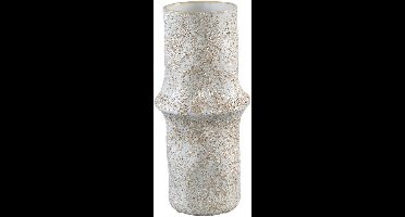 PTMD Bloempot Ivery - 14x14x30 cm - Keramiek - Wit