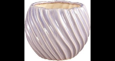 PTMD Bloempot Nudi - 22x22x17 cm - Keramiek - Paars