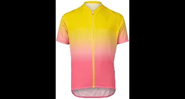 Poc Xc Korte Mouw Wielertrui Geel,Roze 14 Years Meisjes
