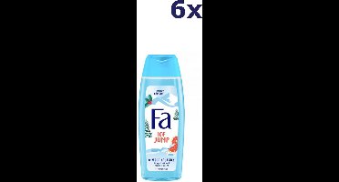 6x Fa Douchegel – Winter Splashes Ice Jump Grapefruit 250 ml