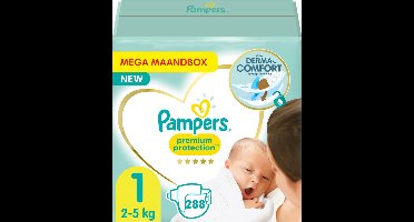 Pampers - Premium Protection - Maat 1 - Mega Maandbox - 288 luiers