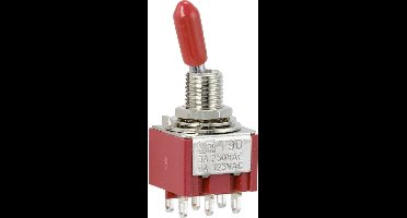 TRU COMPONENTS TC-9353996 Wipschakelaar 250 V/AC 3 A 2x aan/aan Continu 1 stuk(s)