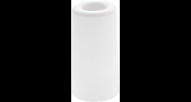 Deltafix Deurbuffer - deurstopper - wit - rubber - 75 x 40 mm - schroefbevestiging