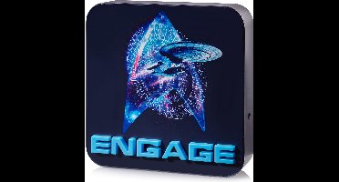 Numskull - Star Trek - Starfleet Logo 3D Desk Lamp / Wall Light