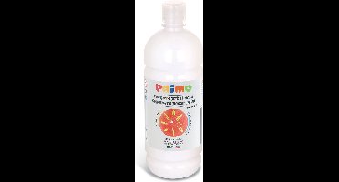Primo kant-en-klare plakkaatverf, 1000 ml flacon met stroomregelbare dop wit