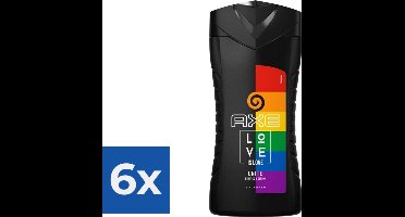 Axe Unite Love is Love Bodywash 250ML - Voordeelverpakking 6 stuks