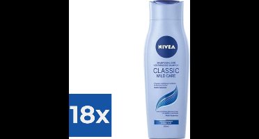NIVEA Classic Care Shampoo - 250 ml - Voordeelverpakking 18 stuks