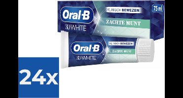 Oral-B Tandpasta 3D White Soft Mint - Voordeelverpakking 24 x 75 ml