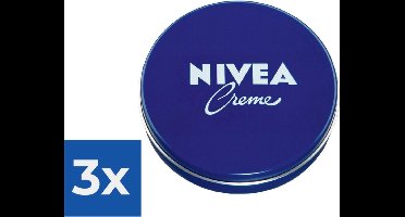 NIVEA Crème Bodycrème - Blauw Blik 150 ml - Voordeelverpakking 3 stuks