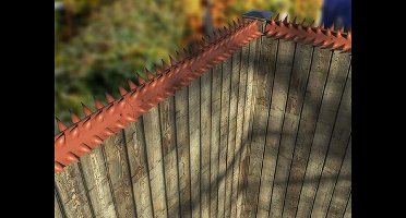 SecuMax anti-klimstrip 45 x 500mm, 8 stuks, totaal 4 meter