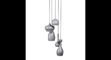 ETH Ajaccio - Hanglamp - 5 Lichts - 40 cm - Grijs