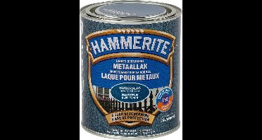 Hammerite Metaallak Hamerslag - Donker Blauw - Donker Blauw - 750 ml - 10 m²/l - Afwerkingslaag