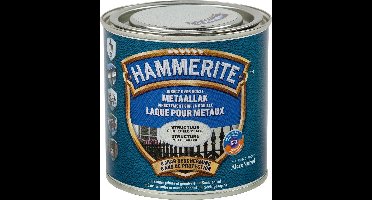 Hammerite Metaallak Structuur - Geborsteld Metaal - 250ML - Geborsteld Metaal
