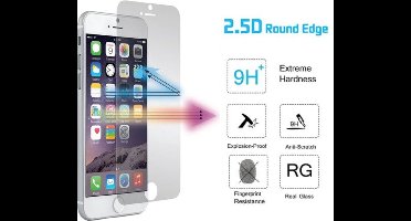 Screenprotector geschikt voor Apple iPhone 6 / 6s - Screen Protector Tempered Glass 2,5D 9H (Gehard Glas)