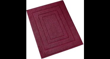 De Witte Lietaer Badmat Pacifique Beet Red - 50 x 75 cm - Rood - Katoen