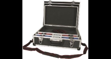 Perel Set met 3 opbergkoffers, verschillende maten, schouderriem, sleutelslot, 2 sleutels, aluminium, max. 460 x 335 x 150 mm