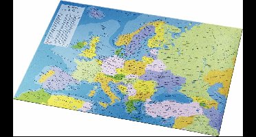 Esselte - Bureau-Onderlegger - Europakaart - Frans  54x41 cm