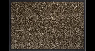 Deurmat schoonloopmat Twister 40 x 60 cm Teak