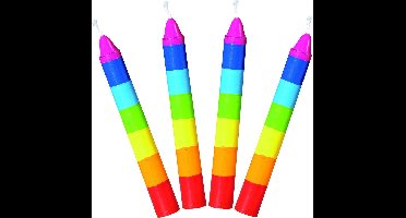 Goki 10 verjaardagskaarsen: bonte kleuren