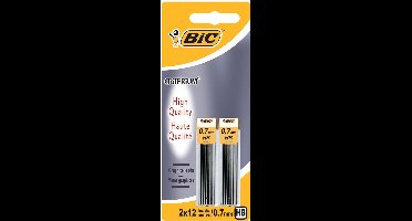 BIC - Potloodvullingen - Potloodstiften - 0,7 mm - 24 stuks