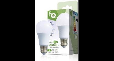 LED-lamp E27 6,5W 470lm WARM WIT 2700K