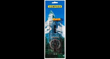Fosco Kaart Kompas - Transparant - incl Keycord