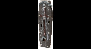 "Doodskist met kruis 71 cm - Feestdecoratievoorwerp - One size"