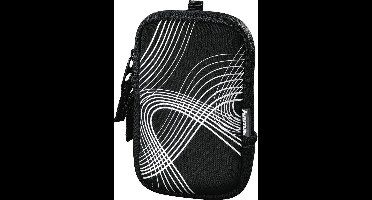 Hama Fancy Neoprene Whirl Compacte behuizing Zwart, Wit