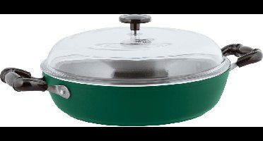 Sambonet Vintage Sauteerpan - Incl. Deksel - Aluminium - Ø28cm - Groen