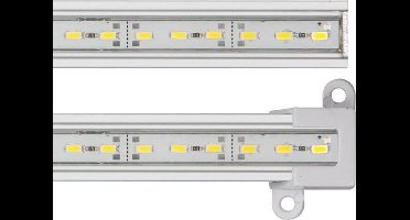 LED strip 50cm in Aluminium Profiel - outdoor IP65 - Natuurlijk Wit -12V
