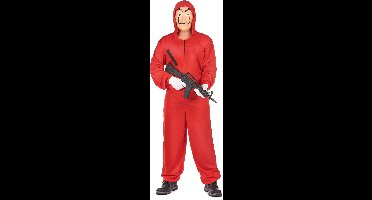 Rood overvaller pak voor volwassenen - Verkleedkleding - Maat L/XL