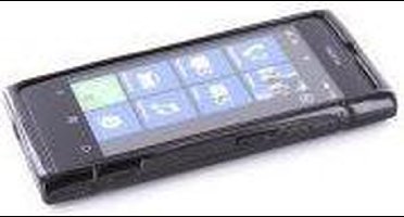 Mobiparts TPU Case Nokia Lumia 800 S-Shape Black