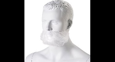 OXXA Cover baardmasker, wit, 100 stuks