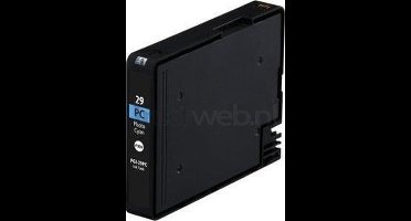 FLWR - Inktcartridge / PGI-29PC / Foto Cyaan - Geschikt voor Canon