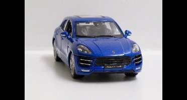 Burago 1/24 Porsche Macan Turbo, blauw