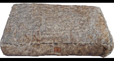 Boony ‘Est 1941’ ligkussen grizzly brown, 100×70 cm.