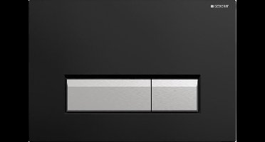 Geberit Sigma40 DuoFresh Bedieningspaneel - Met geurafzuiging - Kunststof - Zwart
