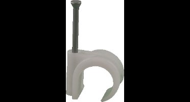MEPA spijkerclip SP, kunstst, diam 19 - 22mm, rond (v/ronde kabel)