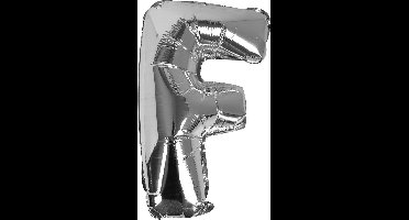 Ginger Ray Pick & Mix - Folieballon letter F - zilver