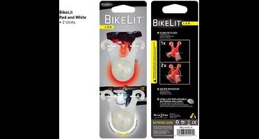 Nite Ize BikeLit White/Red 2Pack Fietsverlichting - Wit