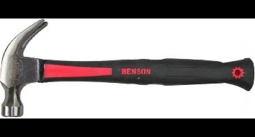 Hofftech Krachtige klauwhamer - Getemperd staal - Ergonomische rubberen grip - 720 gram - 33 cm