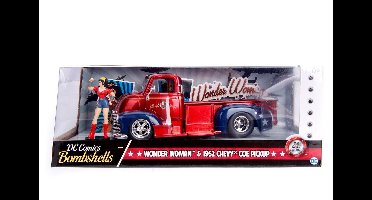 1952 Chevy Coe Pickup - Wonder Woman - DC Comics Bombshells - Jada 1:24