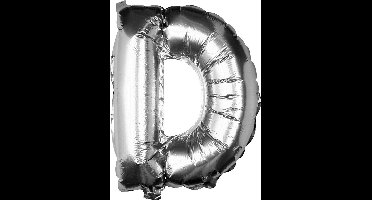 Ginger Ray Pick & Mix - Folieballon letter D - zilver