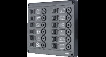 VETUS P12CB24 Schakelpaneel 24 Volt