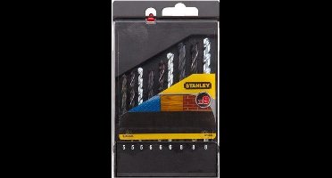 Stanley boorcassette metaal/steen/hout - 9 stuks