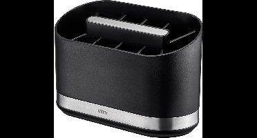 GEFU SMARTLINE Keukengereihouder – RVS Utensilhouder met 10 Vakken – Uitneembare Verdeling – Antislip – Keukenorganisatie