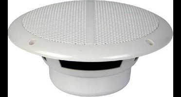 Velleman Inbouwluidspreker, 2 stuks, voor binnen en buiten, rond, wit, 6.5"